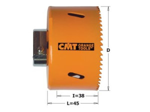 CMT 551-089 Otwornica Bi-Metal+ 89 mm max rpm Metal/Nierdzewka/Żeliwo/ALU