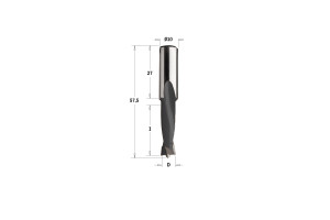 CMT 310.160.11 Wiertło NP HW D=16 I=27 L=57,5 S=10x27 RH