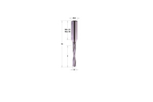 CMT 311.100.21 Wiertło NP HWM D=10x35 L=70 S=10x25 RH XTREME-HWM