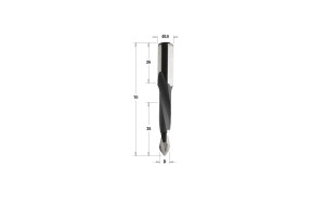 CMT 314.070.41 Wiertło P HW D=7 I=35 L=70 S=10x26 RH XTREME