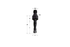 CMT 339.050.12 Wiertło HW NP gw-trzp D=5 I=40 LB=55 S=M10/11x4 LH
