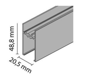 LAGUNA RAMA 4/18 ramiak poziomy czarny industrialny 8838 sztuka 3 mb