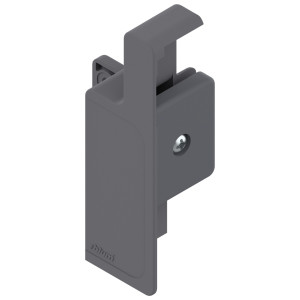 BLUM ZIF.3000.02 mocowanie frontu prawe do szuflad wewnętrznych METABOX "M" ,szare w opakowaniu 20/100