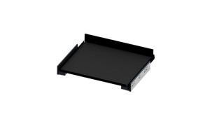 Szuflada wewnętrzna niska do szafki szerokość 600mm metal lakier czarny mat REJS MAXIMA PURO WE35.0009.01.A18