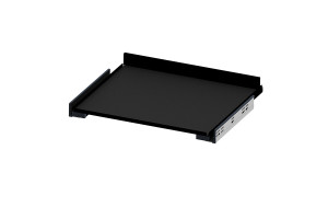 Szuflada wewnętrzna niska do szafki szerokość 800mm metal lakier czarny mat REJS MAXIMA PURO WE35.0010.01.A18