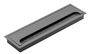 Przepust kablowy prostokątny MERIDA 280 x 80 merida METAL czarny