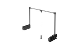 PANTOGRAF - wieszak do wysokiej zabudowy antracyt, 850-1150mm obciążenie 10kg STARAX S-6013-A