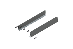 BLUM 470M6002S Bok MERIVOBOX, wysokość M (91 mm), dł.=600 mm, lewy/prawy, antracyt mat
