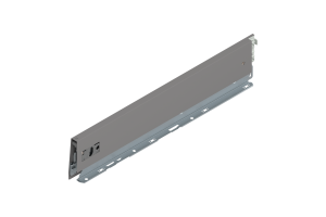 BLUM 470M4502S Bok MERIVOBOX, wysokość M (91 mm), dł.=450 mm, lewy, szary indium mat