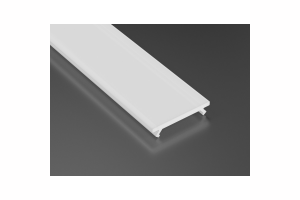 Oświetlenie meblowe długość 3m klosz mleczny, klosz wciskany do profili line, line mini, inline, triline mini. Design Light K-KLO-LINE-OP-3M-03