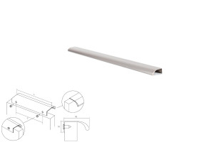 Uchwyt meblowy VIEFE 0372/0544 ONA stal szlachetna, inox 0372544L24