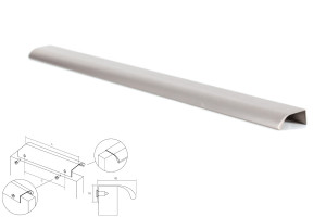 Uchwyt meblowy VIEFE 0372/1440 ONA stal szlachetna, inox 03721440L24