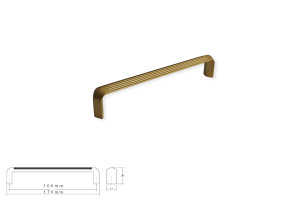 Uchwyt meblowy VIEFE 0459/160 LINES złoty szczotkowany 0459160Z28