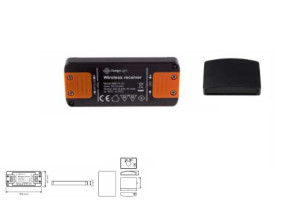 Oświetlenie meblowe TEO wyłącznik RF MOVE/DOOR, zestaw 1 pkt (sterownik + sensor) 12-24VDC, max 8A, SENSOR CZARNY, TEO-ZES-1P-CZ-01