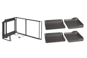 PEKA 05.0352.KPL/A Magic-Corner Standard Libell 900/ 450/ lewy/ antracyt