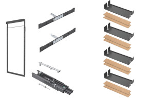 PEKA 01.2331.KPL DISPENSA Fioro 1200-1600/ 450/ 4/ antracyt