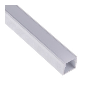 Oświetlenie meblowe profil LINE 2m, kolor biały - klosz mleczny, klosz wciskany. Design Light PROFIL-LINE-OP-2M-B
