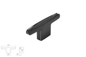 Uchwyt meblowy SIRO 2570-80ZN16 antracyt błyszczący