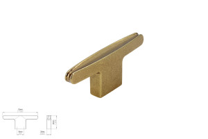 Uchwyt meblowy SIRO 2570-80ZN83 antyczne złoto