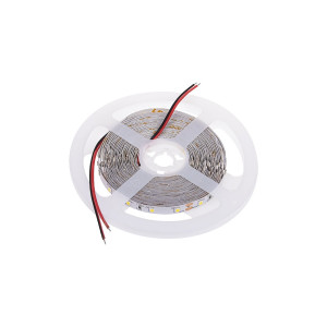 Oświetlenie meblowe TAŚMA LED COMFORT ROLKA (5m) biała CIEPŁA, moc 9W/m, PREMIUM TYP 2835 IP20 BEZ SILIKONU 300 LED szer 8mm, 3pkt/5cm, 900lm. Design Light R-2835-COM-300-20-30K-01