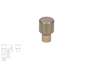 Uchwyt meblowy SIRO 2464-16ZN83 antyczne złoto