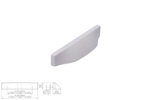 Uchwyt meblowy SIRO 2447-94PB32 biały matowy
