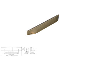 Uchwyt meblowy SIRO 2447-190ZN83 antyczne złoto