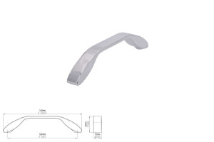 Uchwyt meblowy SIRO 2266-145ZN1 chrom połysk