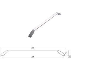 Uchwyt meblowy SIRO 2266-337ZN1 chrom połysk