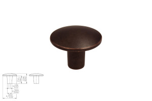 Uchwyt meblowy SIRO 2087F-30ZN77 efekt czarnej miedzi