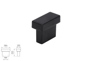 Uchwyt meblowy SIRO 1595-29PB12 czarny matowy