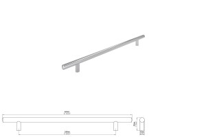 Uchwyt meblowy SIRO 885-320ZN1 chrom połysk