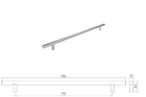 Uchwyt meblowy SIRO 885-368ZN1 chrom połysk