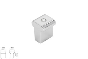 Gałka meblowa SIRO 2036-16ZN1J3 chrom połysk/SWAROVSKI