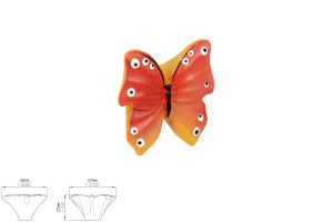 Uchwyt meblowy SIRO H046-47A9 multikolor/motyl