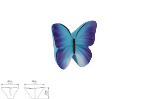 Uchwyt meblowy SIRO H044-42A9 multikolor/motyl