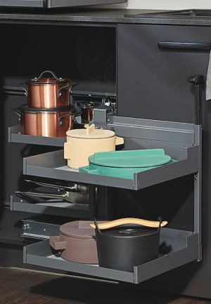 PEKA 05.0551.KPL/A Magic Corner Comfort Liro 900/ 450/ prawy/ antracyt