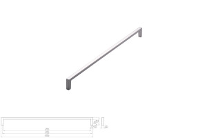 Uchwyt meblowy SIRO 2108-328ZN1 chrom połysk