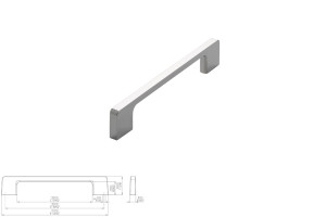 Uchwyt meblowy SIRO 2027-172ZN1 chrom połysk