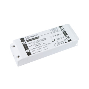 Oświetlenie meblowe Zasilacz BASIC do LED 150W, 12V DC, BEZ PRZEWODÓW. Design Light TRA-BA-150W-01