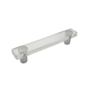Uchwyt meblowy SIRO 8119 I-126SN01MV11 przeźroczysty