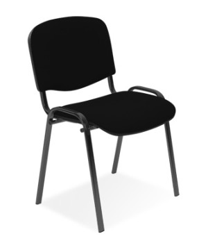 Krzesło konferencyjne, stacjonarne, ISO CHROM C-14 niebiesko-czarna producent NOWY STYL