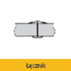 Łącznik do cokołu 15cm APŁ 637-820 szare
