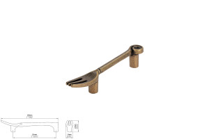 Uchwyt meblowy SIRO 1051-106ZN10 stary mosiądz
