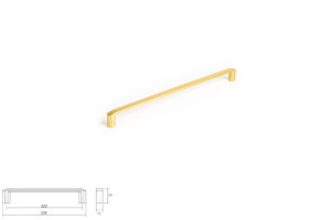 Uchwyt meblowy VIEFE 0241/320 ROMA złoty szczotkowany 0241320Z28