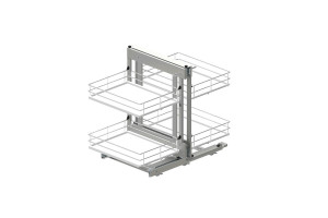 REJS WE30.0002.08.374 Kosz MAXIMA EVO II Corner Comfort 800 prawy metal/tworzywo chrom/biały