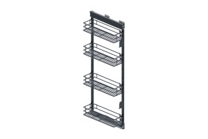 REJS MAXIMA CLASSIC Cargo MIDI 130cm boczne 150 prawe metal lakier grafit 4 poziomowe WE31.0059.01.924