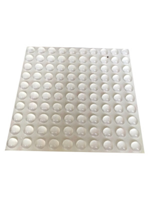Odbojnik silikonowy samoprzylepny 3M 10x5mm, sztuka=1 LISTEK= 100szt odbojników