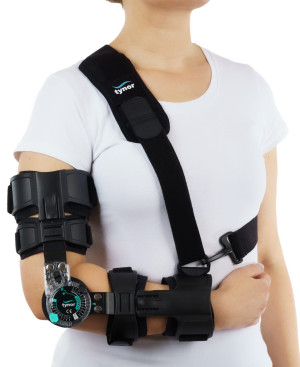 Orteza łokcia Stabilizator stawu łokciowego z zegarem