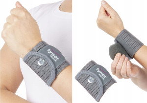 2xŚciągacz Opaska Elastyczna Stabilizator Na Nadgarstek Rękę Para 2szt